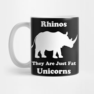 Fat Unicorn rhino Mug